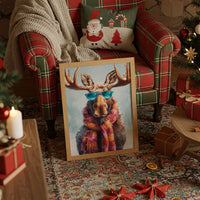 Cool Moose Brings Winter Cheer