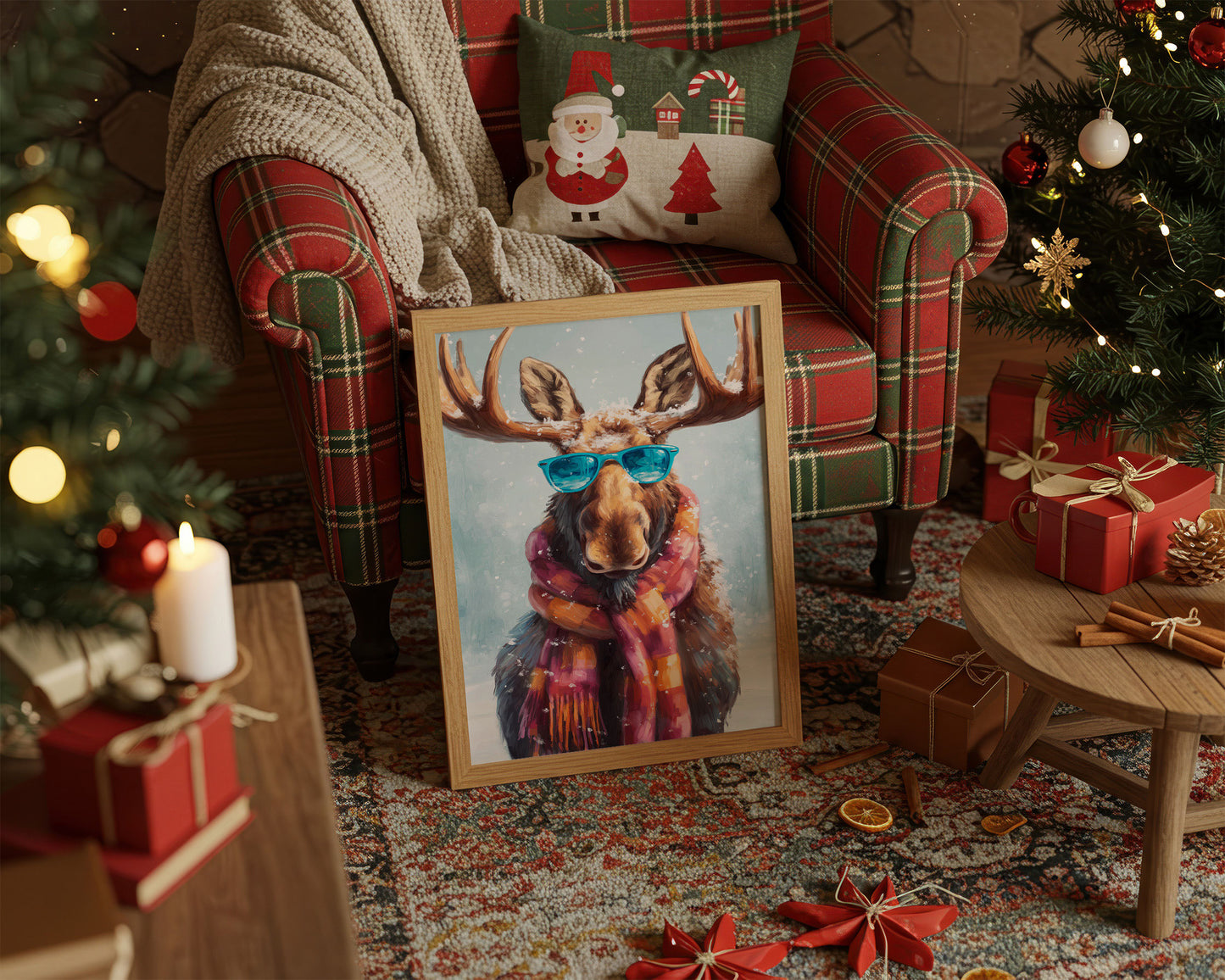 Cool Moose Brings Winter Cheer