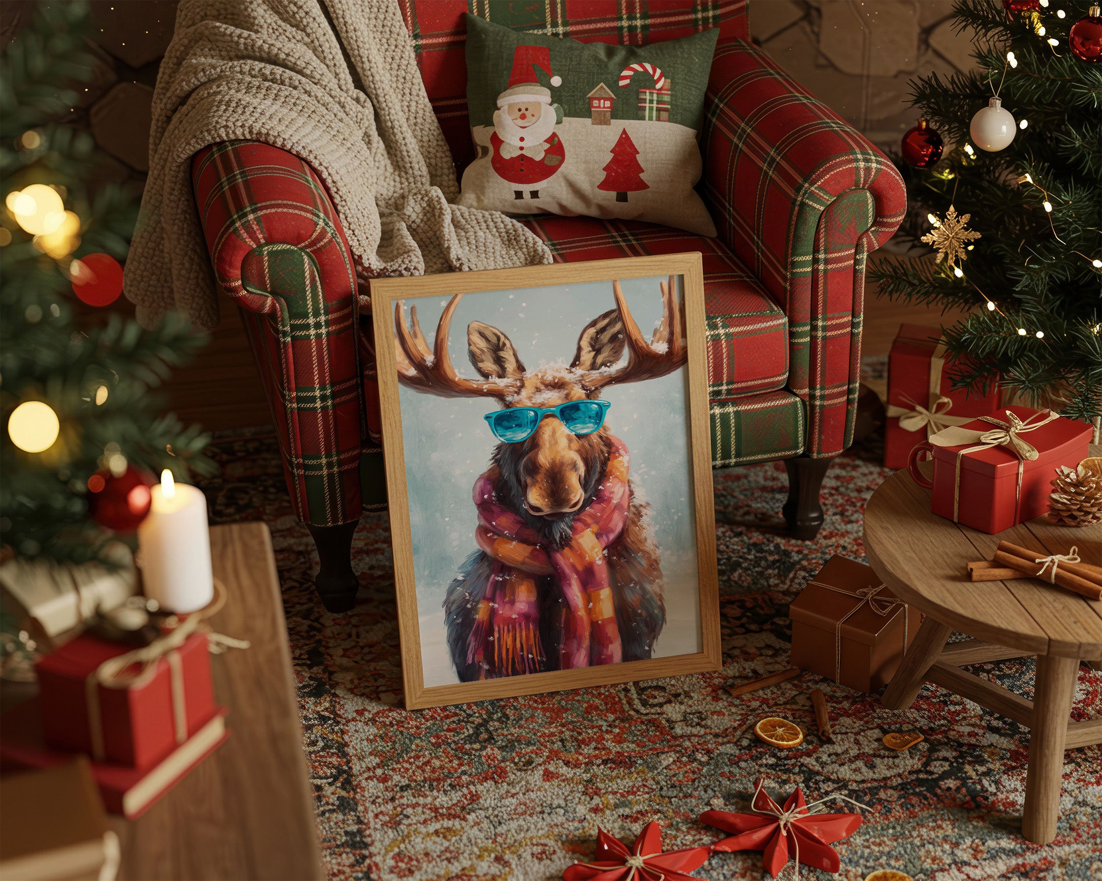 Cool Moose Brings Winter Cheer