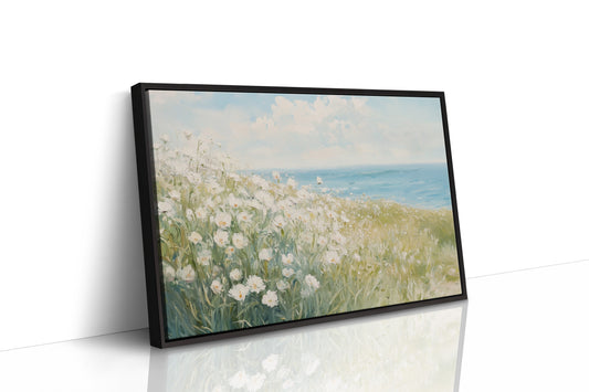 Coastal Poppies Dance With Waves