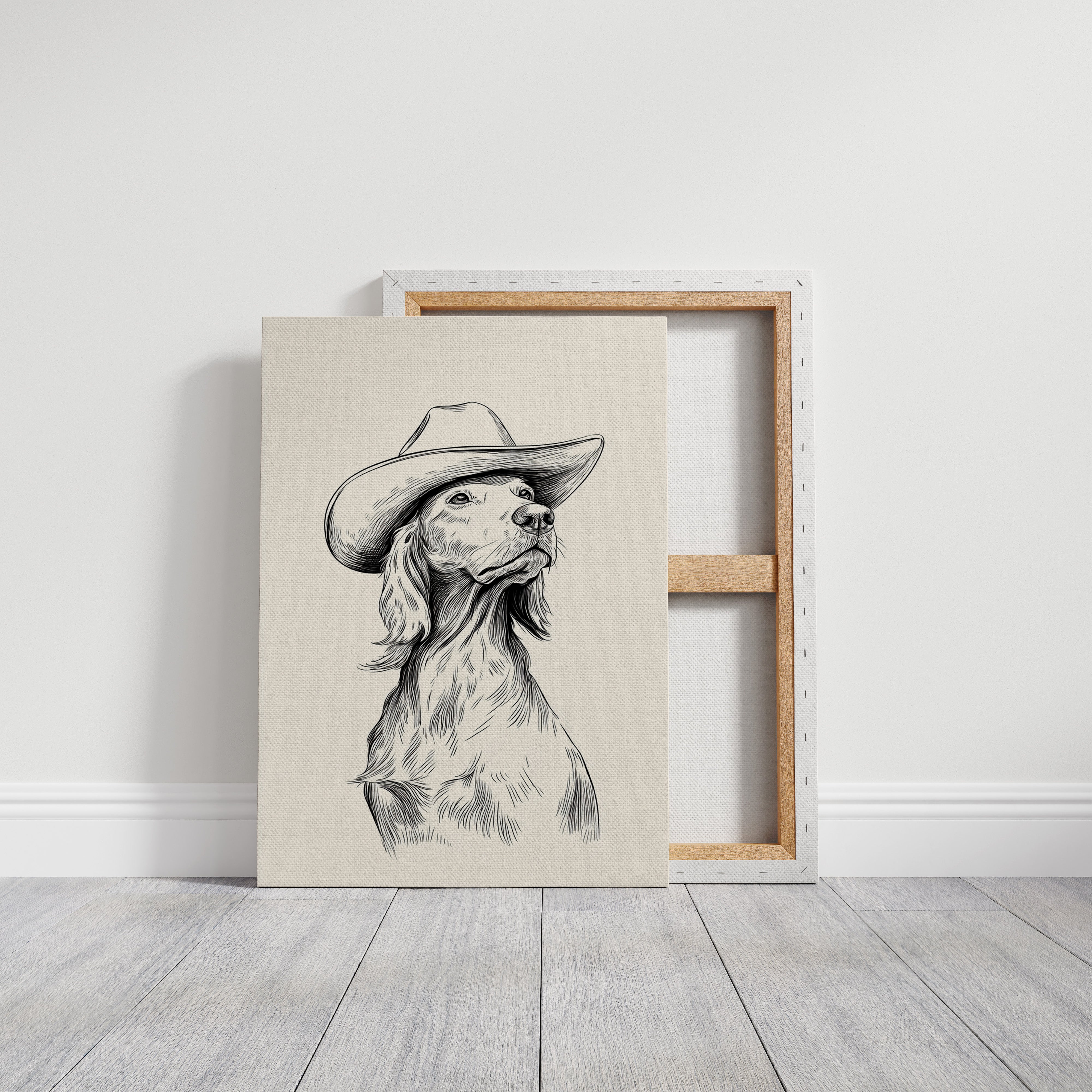 The Canine Cowboy Stands Tall