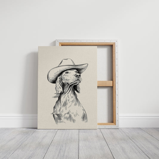 The Canine Cowboy Stands Tall