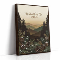 Warmth in the Wild: Pinecones Bundled Up