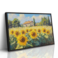 Summer Blooms Near Tuscan Stone