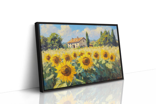 Summer Blooms Near Tuscan Stone