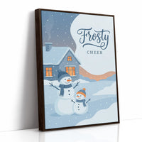 Frosty Cheer: Snow Family Portrait