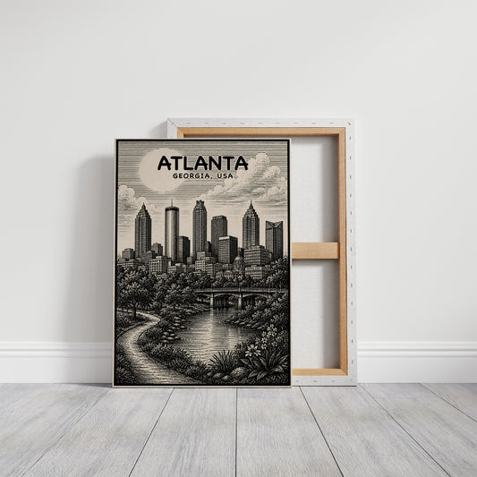 Atlanta in Woodcut