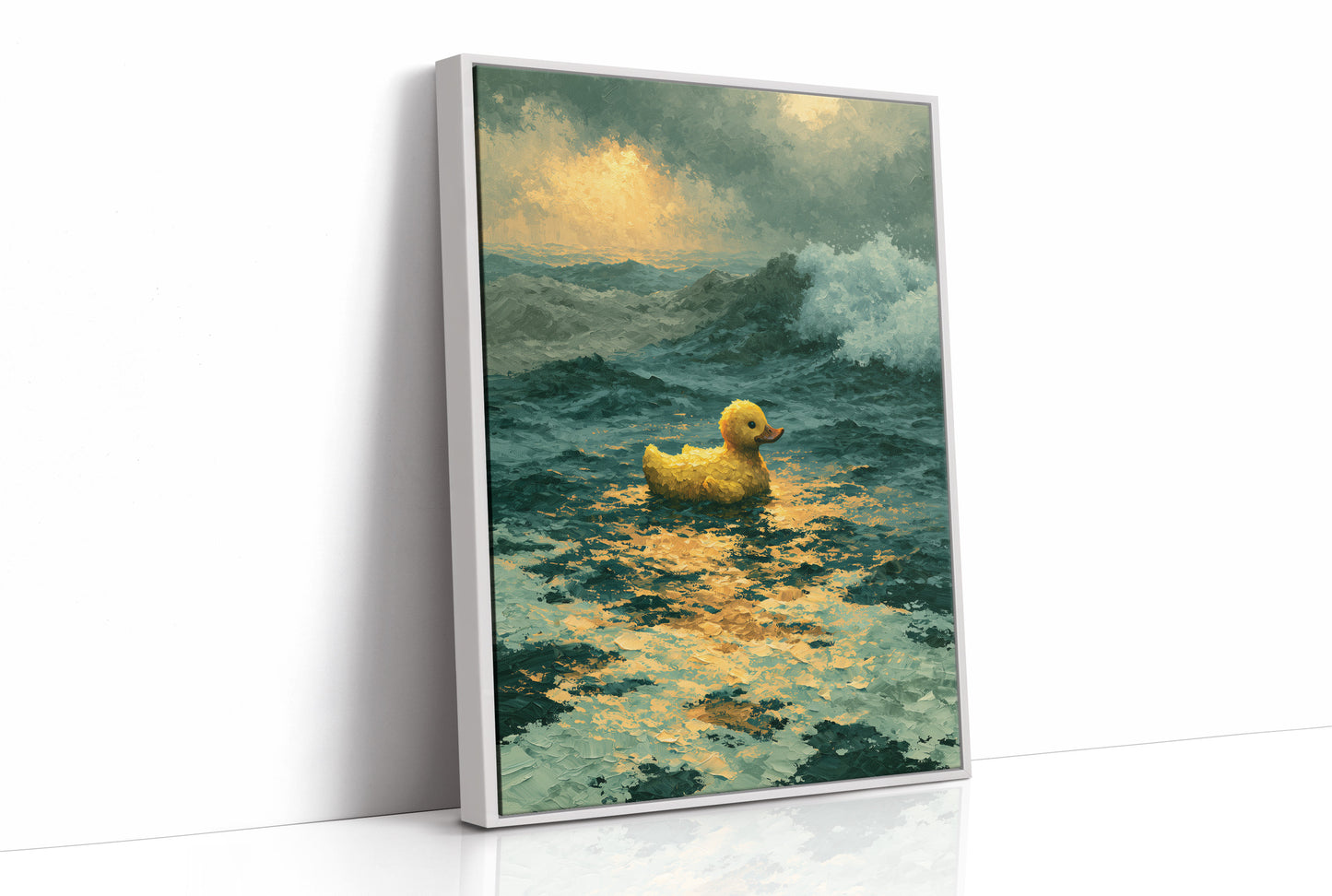 Rubber Duck Takes the Sea