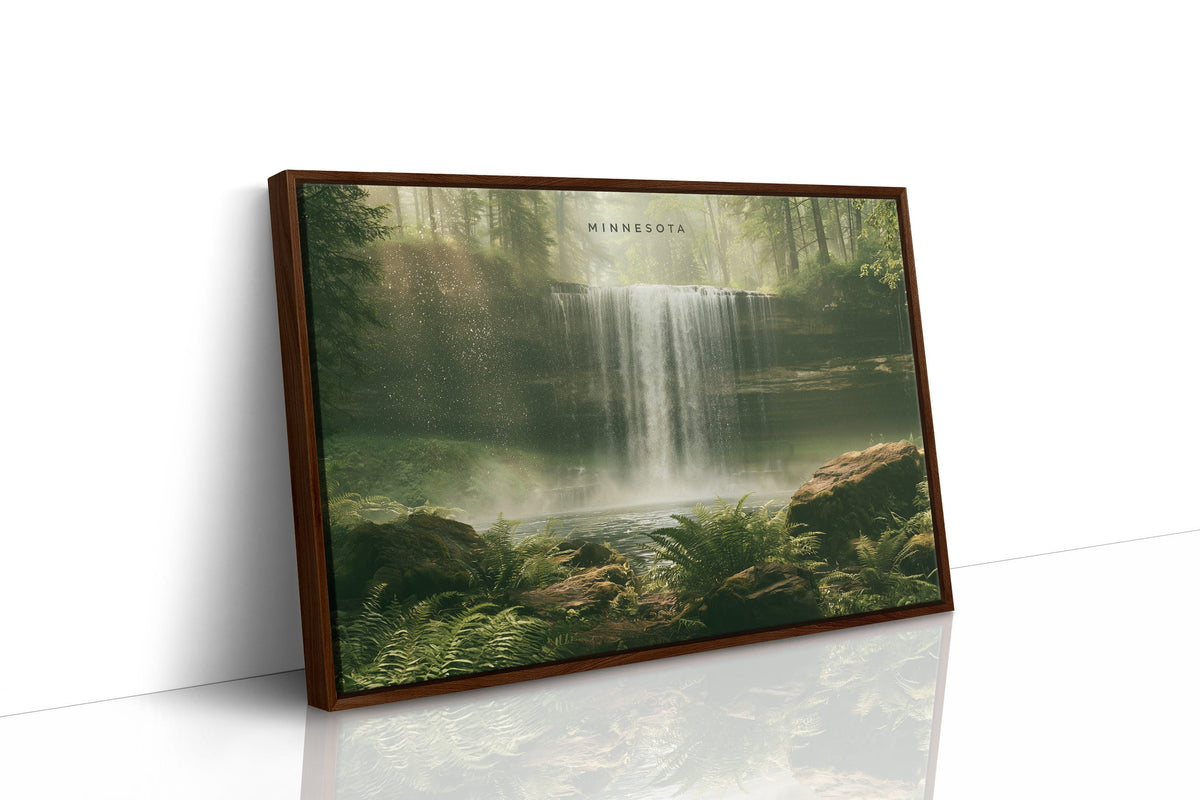Minnesota Forest Waterfall Glow