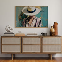 Sunlit Grace Behind Panama White