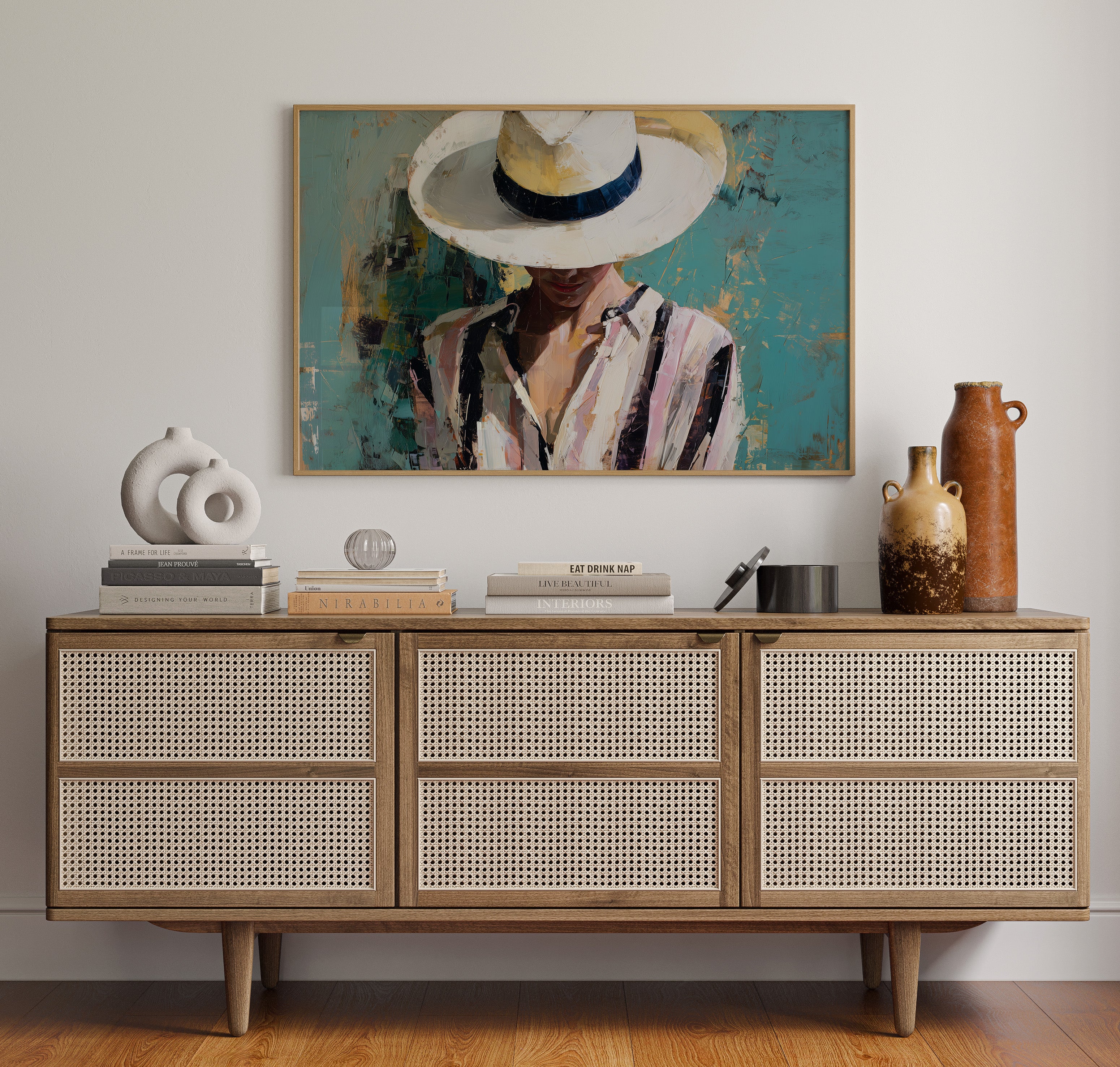 Sunlit Grace Behind Panama White