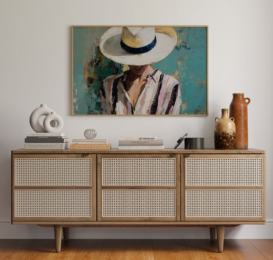 Sunlit Grace Behind Panama White