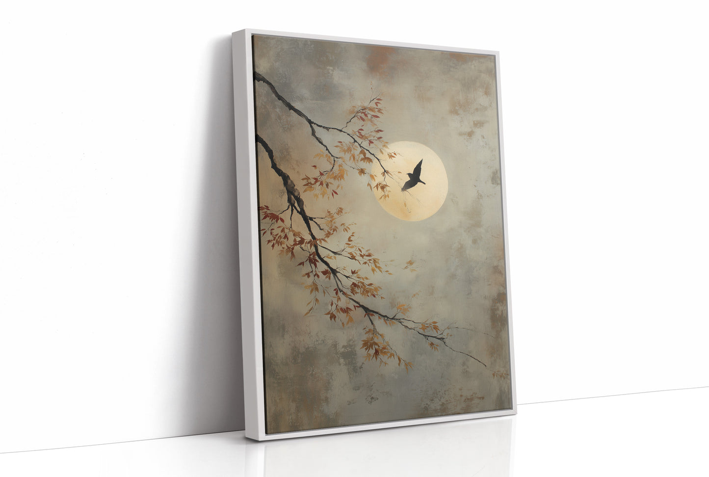 Moonlit Branch Guides Night's Journey