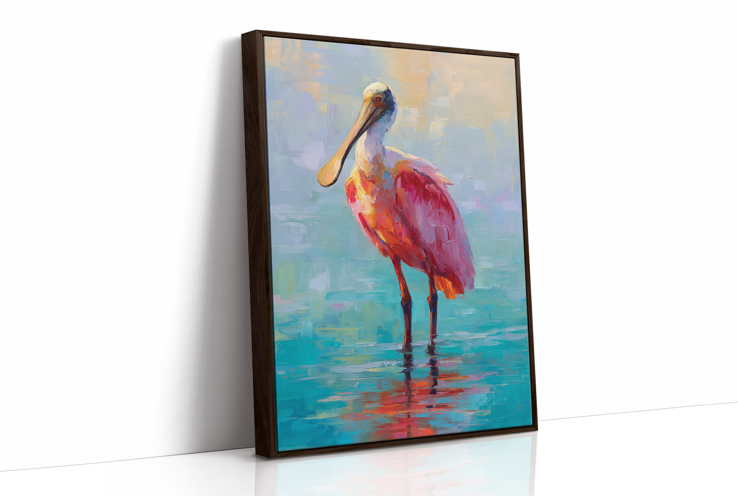 Coral Wader In Turquoise Shallows