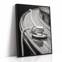 Nautical Whispers in Monochrome