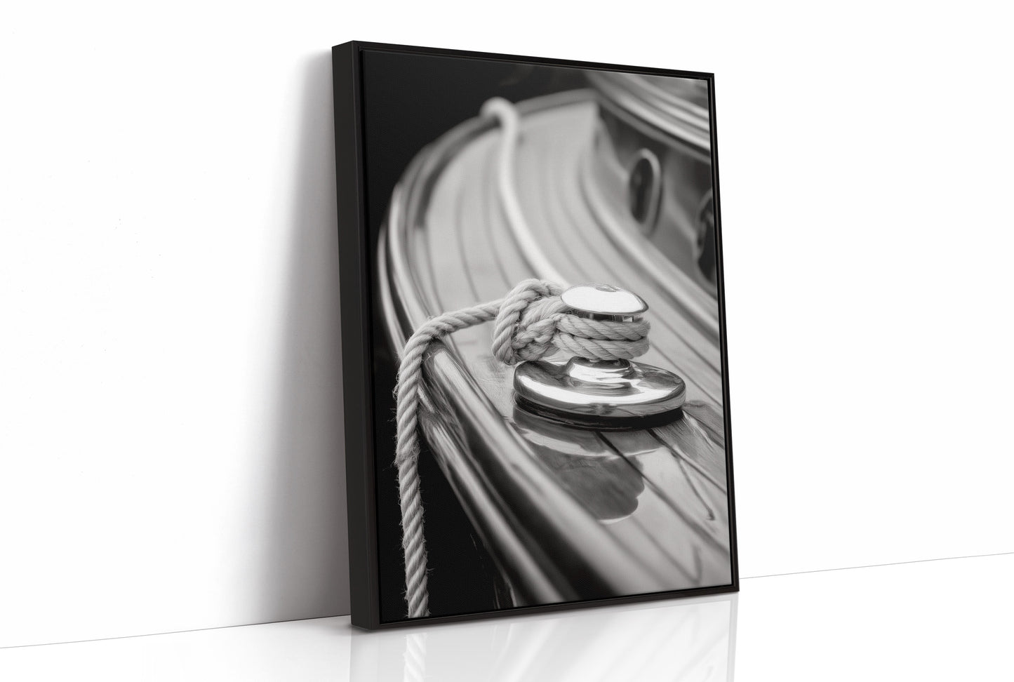 Nautical Whispers in Monochrome