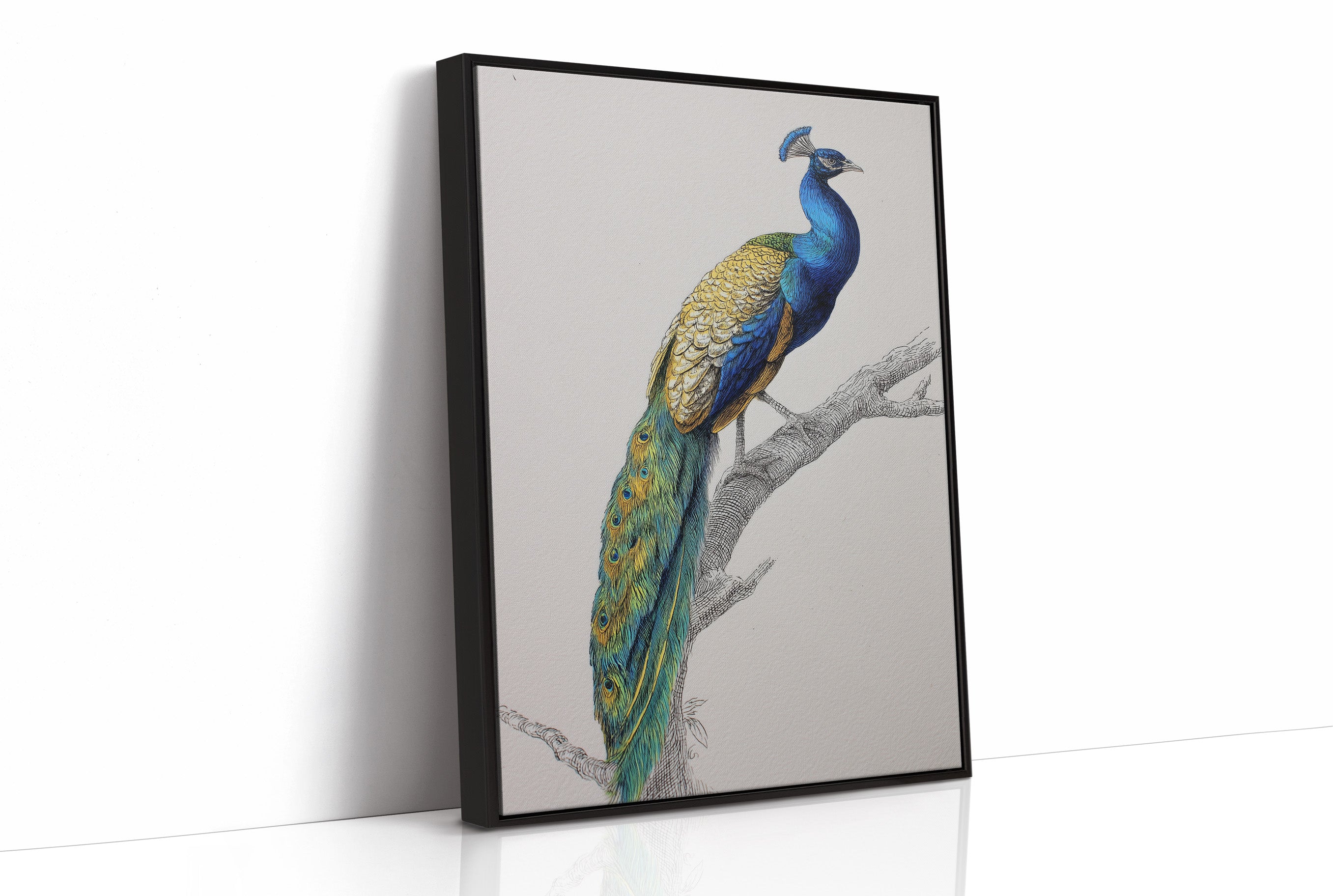 Sapphire Crown On Wooden Canvas