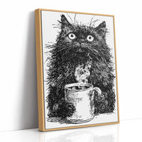 Cat After Too Much Coffee