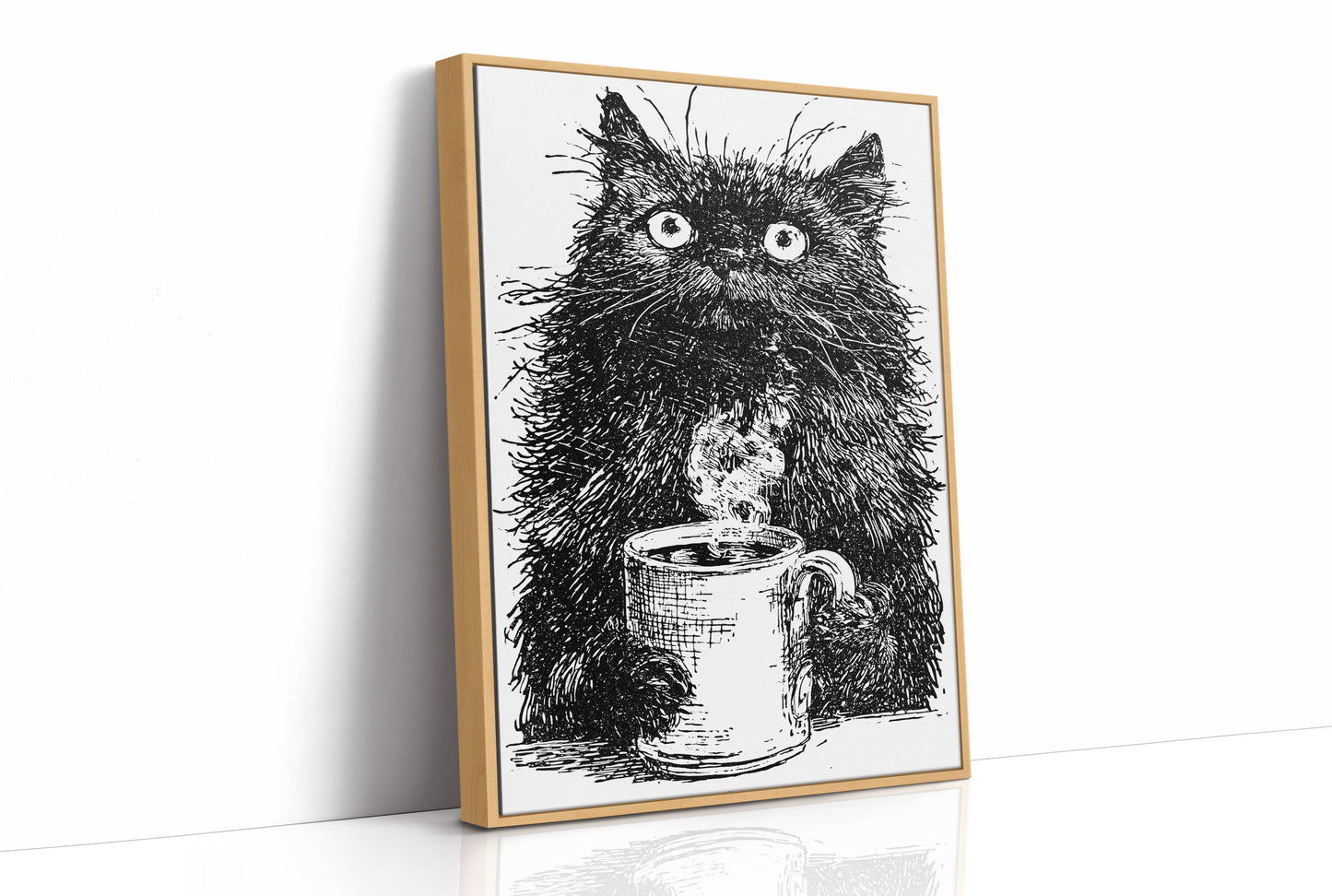 Cat After Too Much Coffee