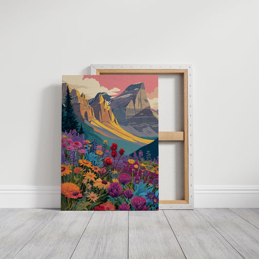When Mountains Kiss the Meadow