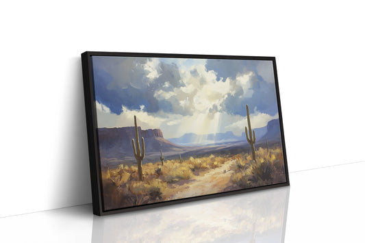 Desert Light Breaks Canyon Walls