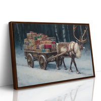 Snow Path Leads To Magic Night