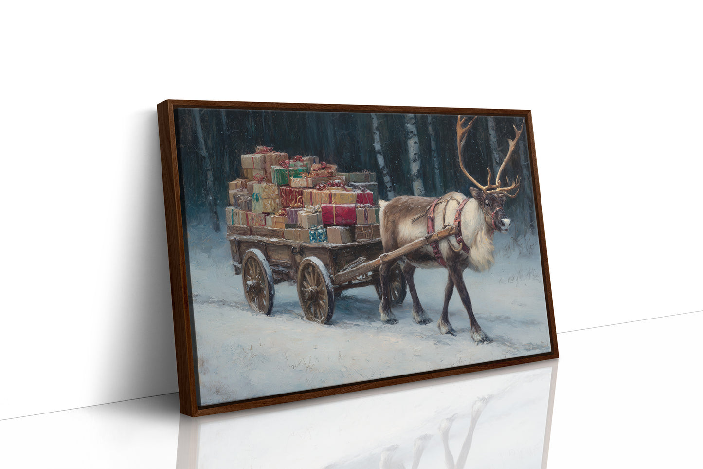 Snow Path Leads To Magic Night