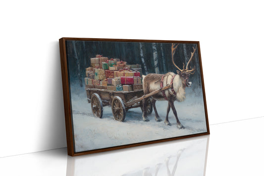 Snow Path Leads To Magic Night