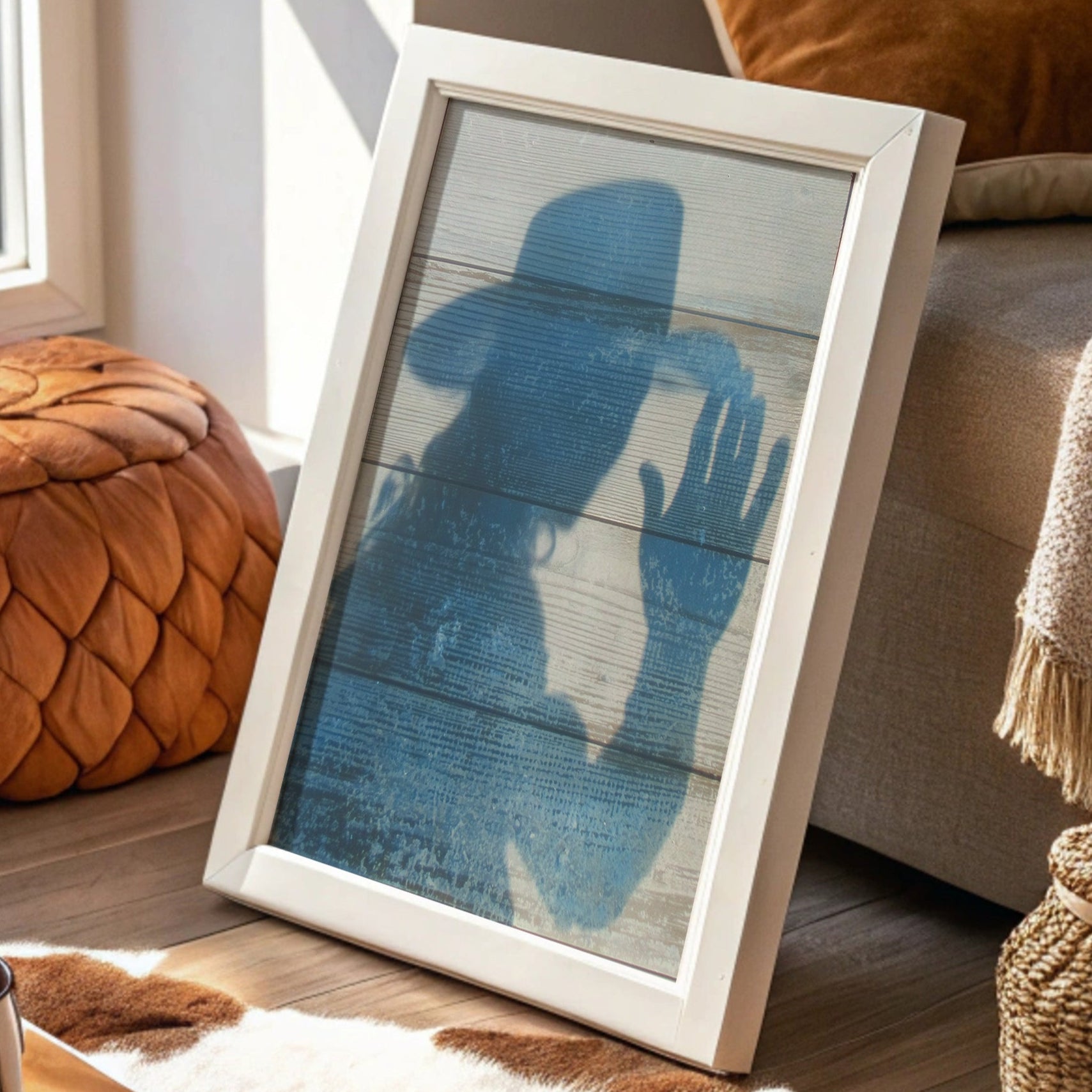 A Gesture In the Blue Light