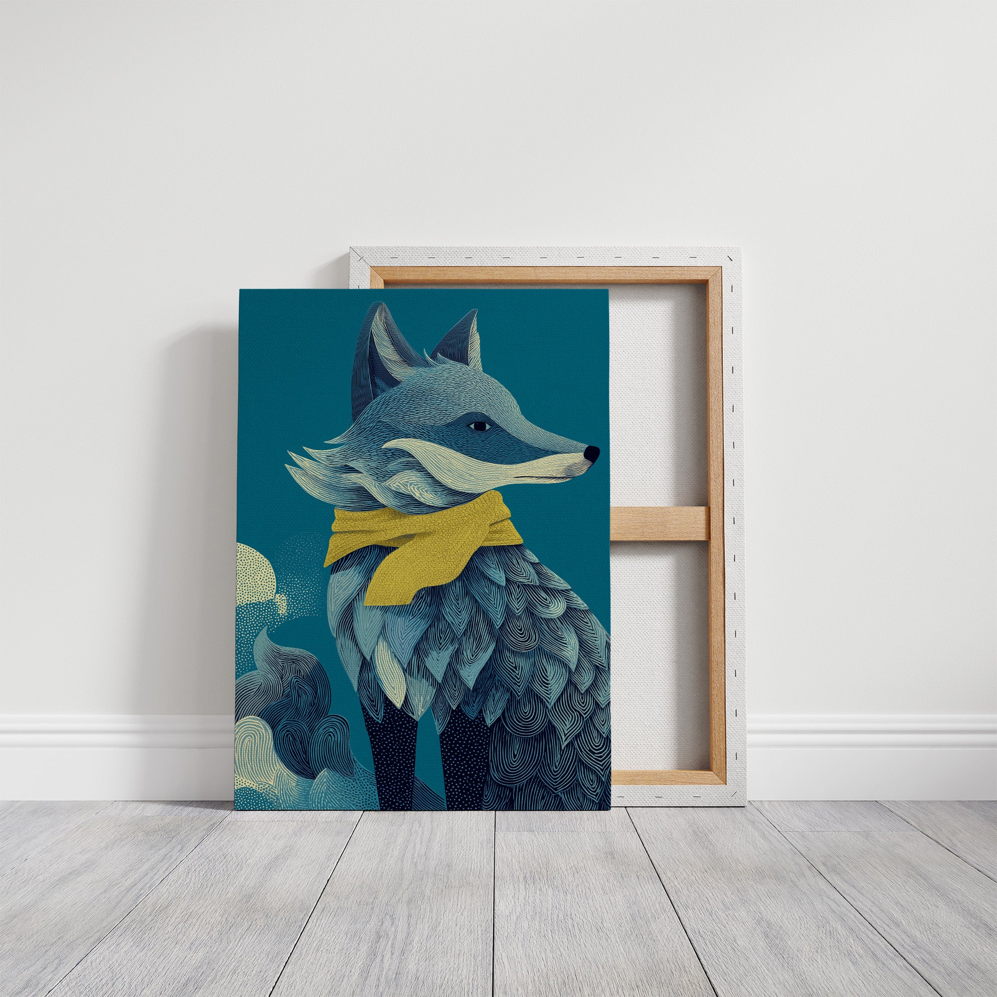 Fox Wrapped in Moonlight