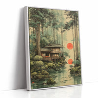 Forest Cabin Greets Twin Suns