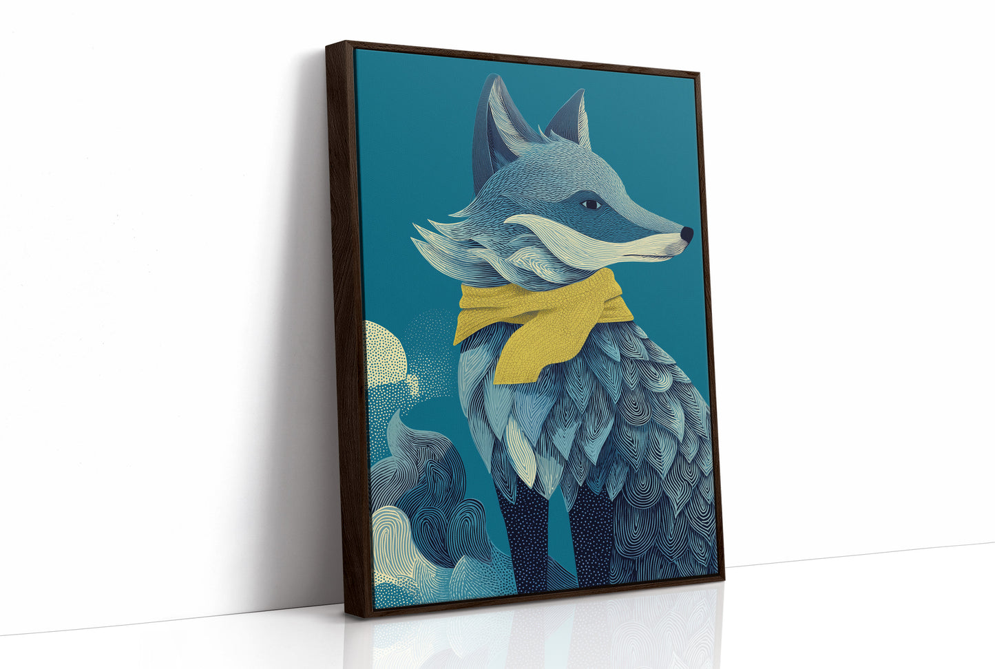 Fox Wrapped in Moonlight