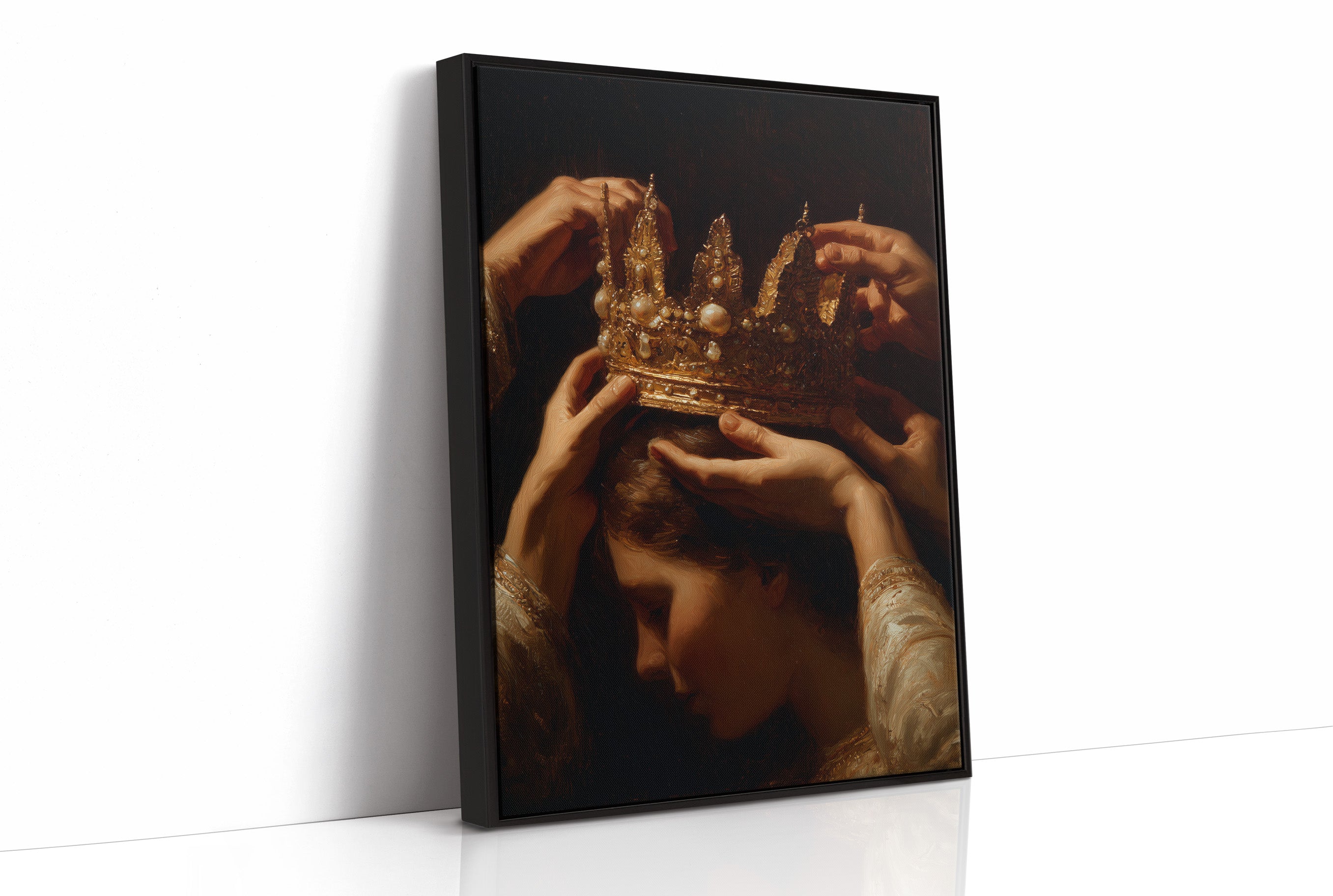 Hands Bestow Ancient Golden Glory