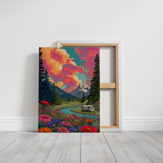 Journey Through Blossoms and Peaks