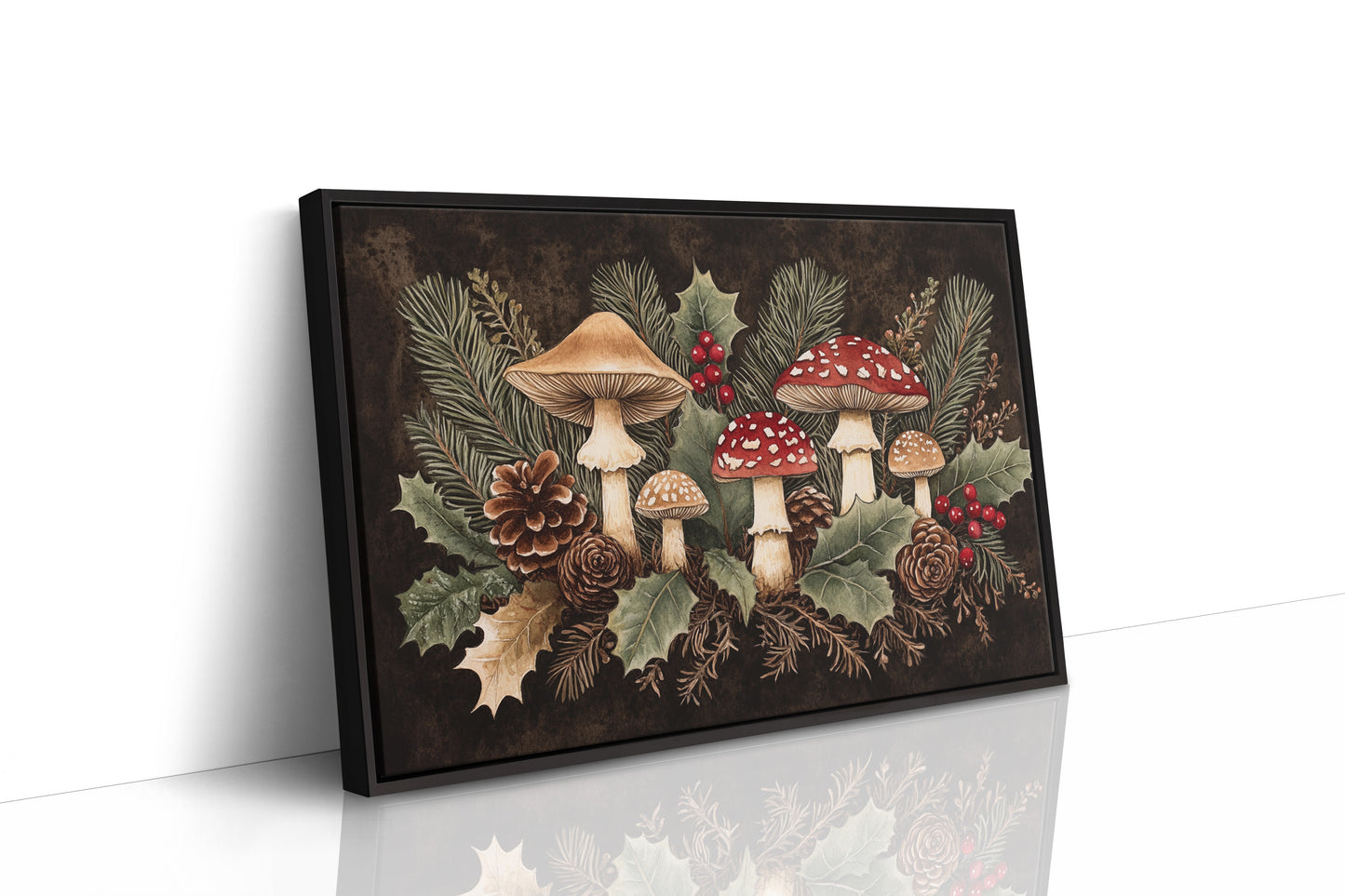 Winter Forest's Enchanted Mushroom Dance