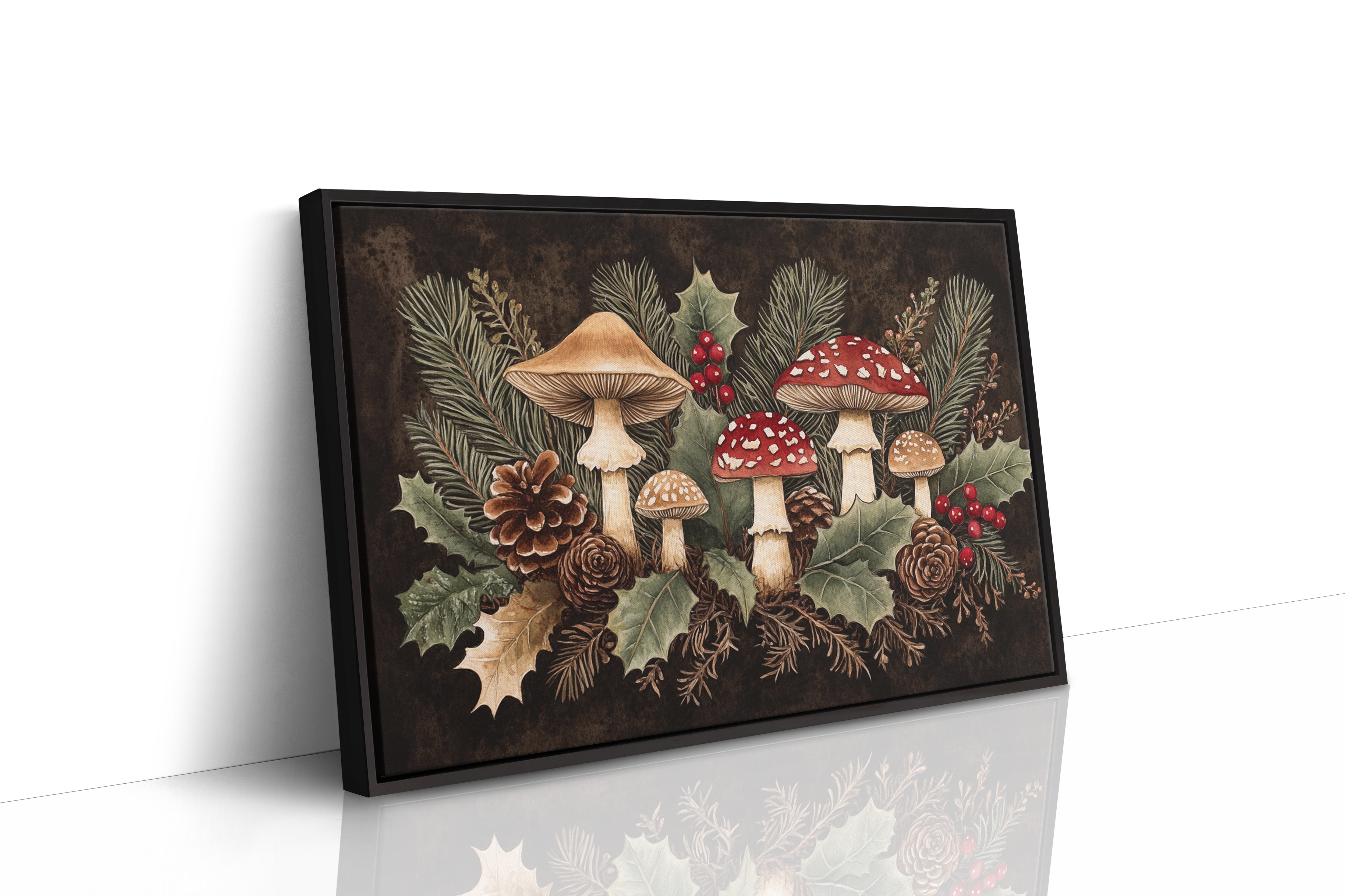 Winter Forest's Enchanted Mushroom Dance