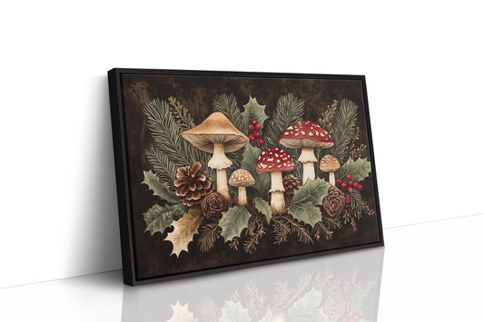 Winter Forest's Enchanted Mushroom Dance