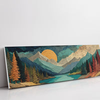 Sunrise Carves the Peaks