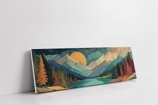Sunrise Carves the Peaks