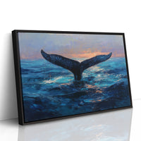 Ocean Giants Beneath Sunset Skies