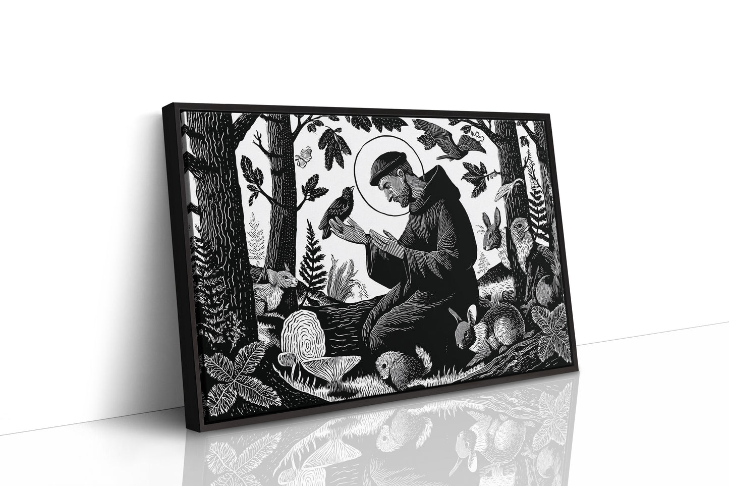 Creatures Gather At His Feet