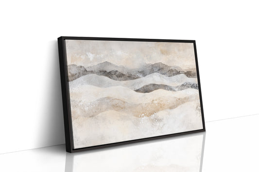 Winter Dunes Dance With Mountains