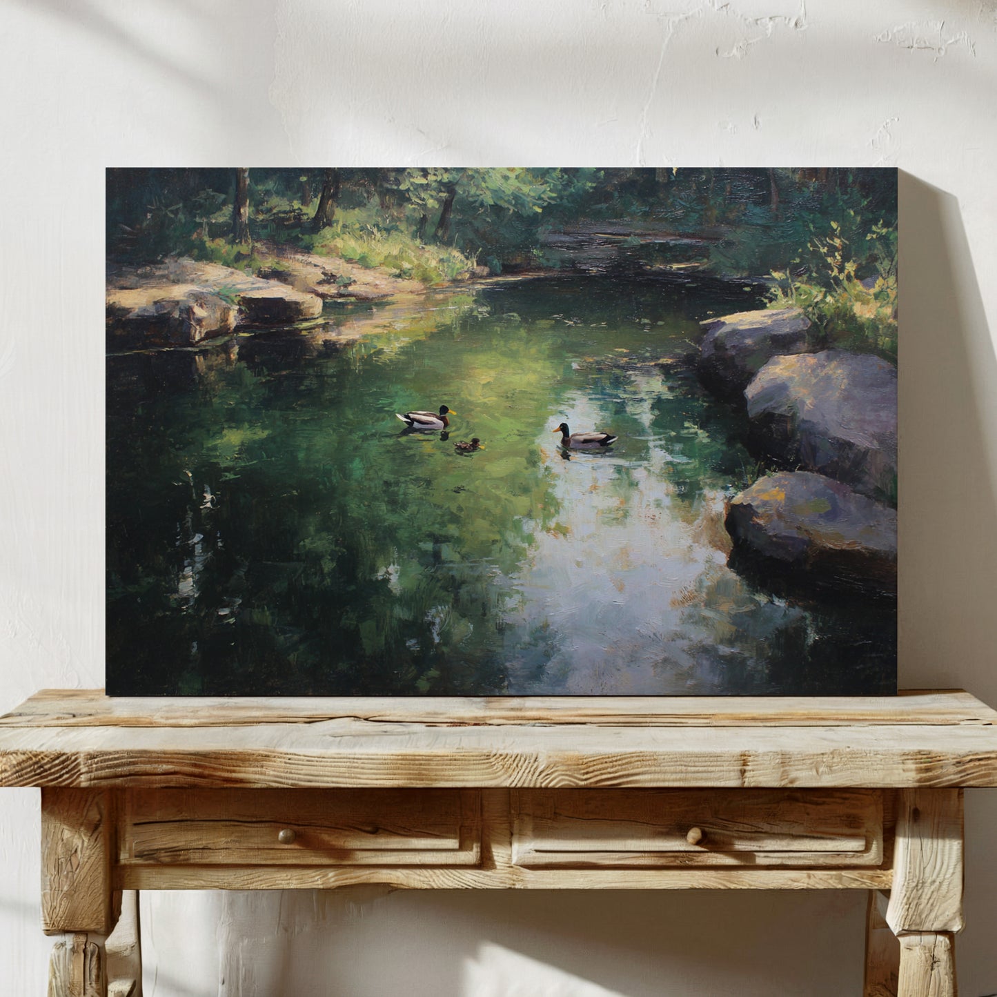 Mallards Find Their Secret Pool