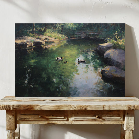 Mallards Find Their Secret Pool