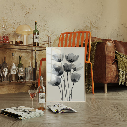 Tulips Dance In Silver Light