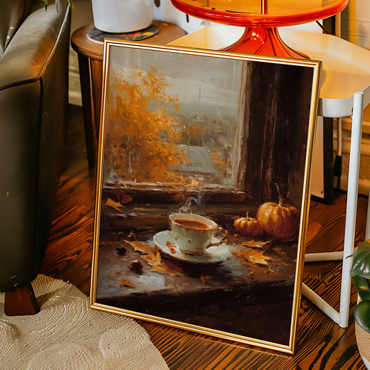 Autumn Sips and Golden Leaves