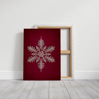 Silver Frost Dances On Crimson