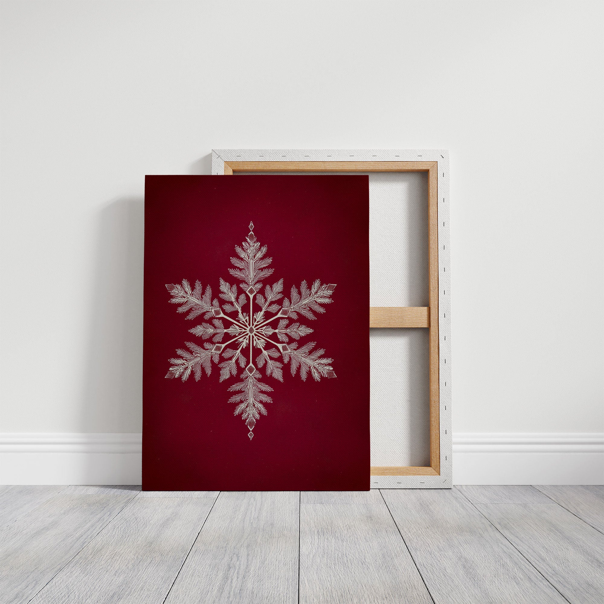 Silver Frost Dances On Crimson