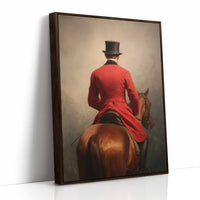 Rider in Scarlet Silence