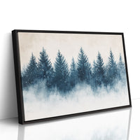 Snow Stars Dance Through Pine Night